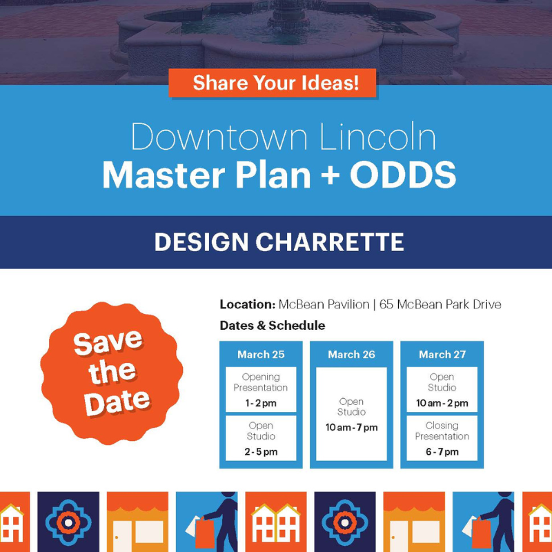 save the date graphic for Charrette