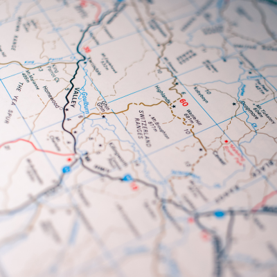 Adopt A Street Map of Available Streets