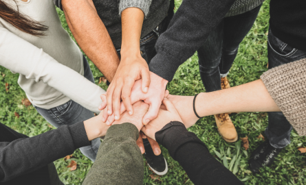 all hands in