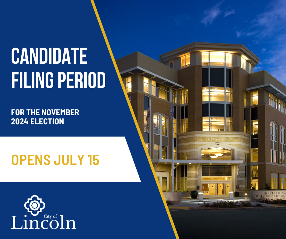 Candidate filing period opens July 15