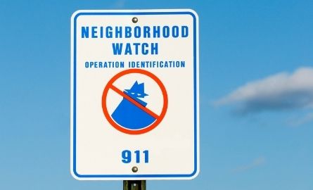 Neighborhood watch sign