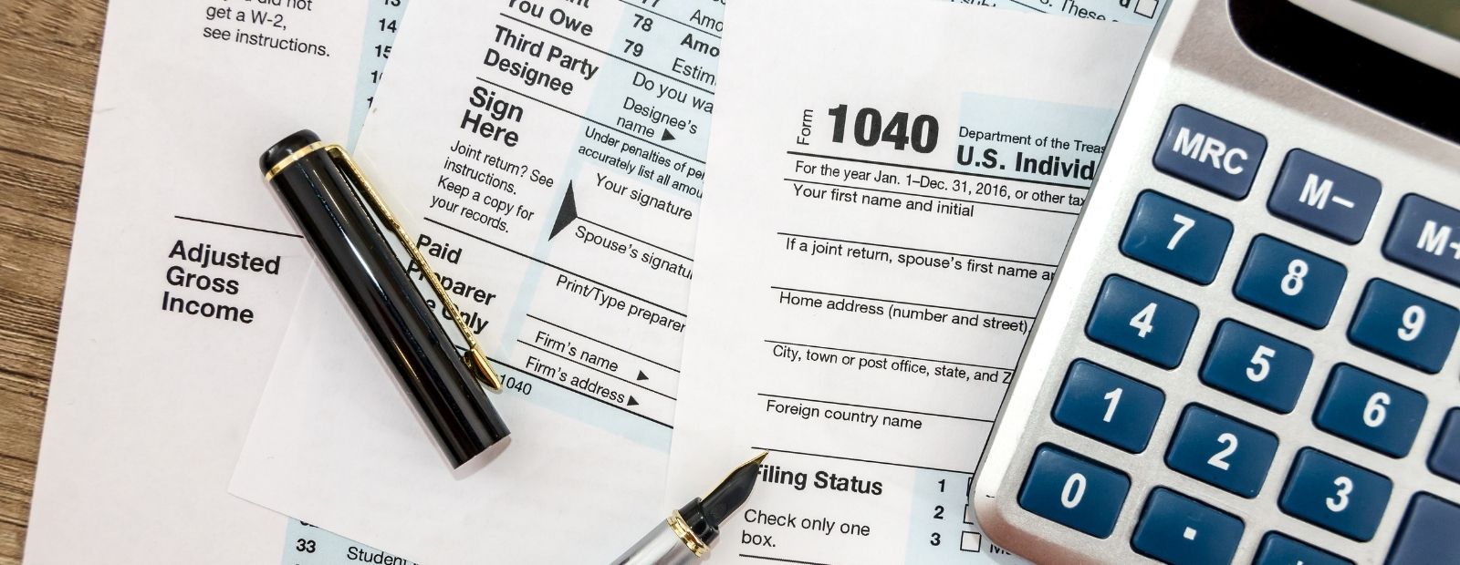 Tax forms and calculator