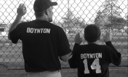 Coach and kid.