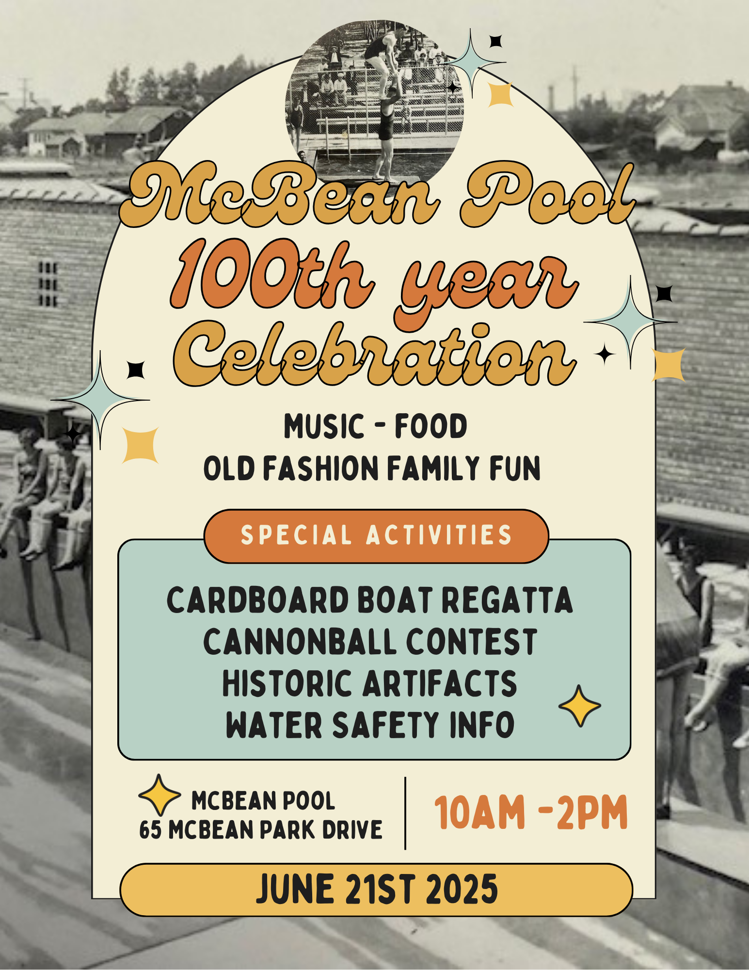 McBean Pool 100th Birthday Celebration