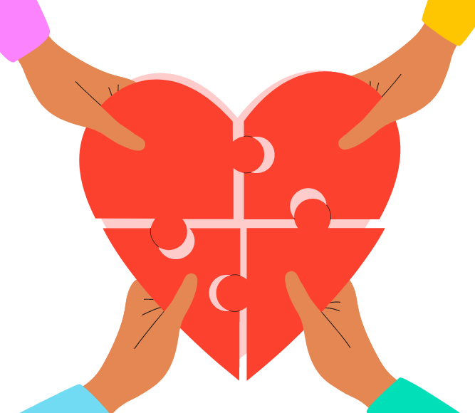 Sponsorship image hands holding heart