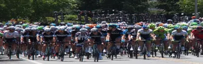 "bicycle race on street"
