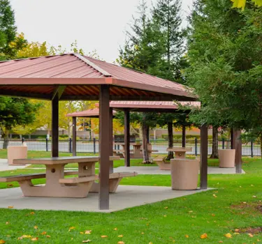 "park covered picnic area"