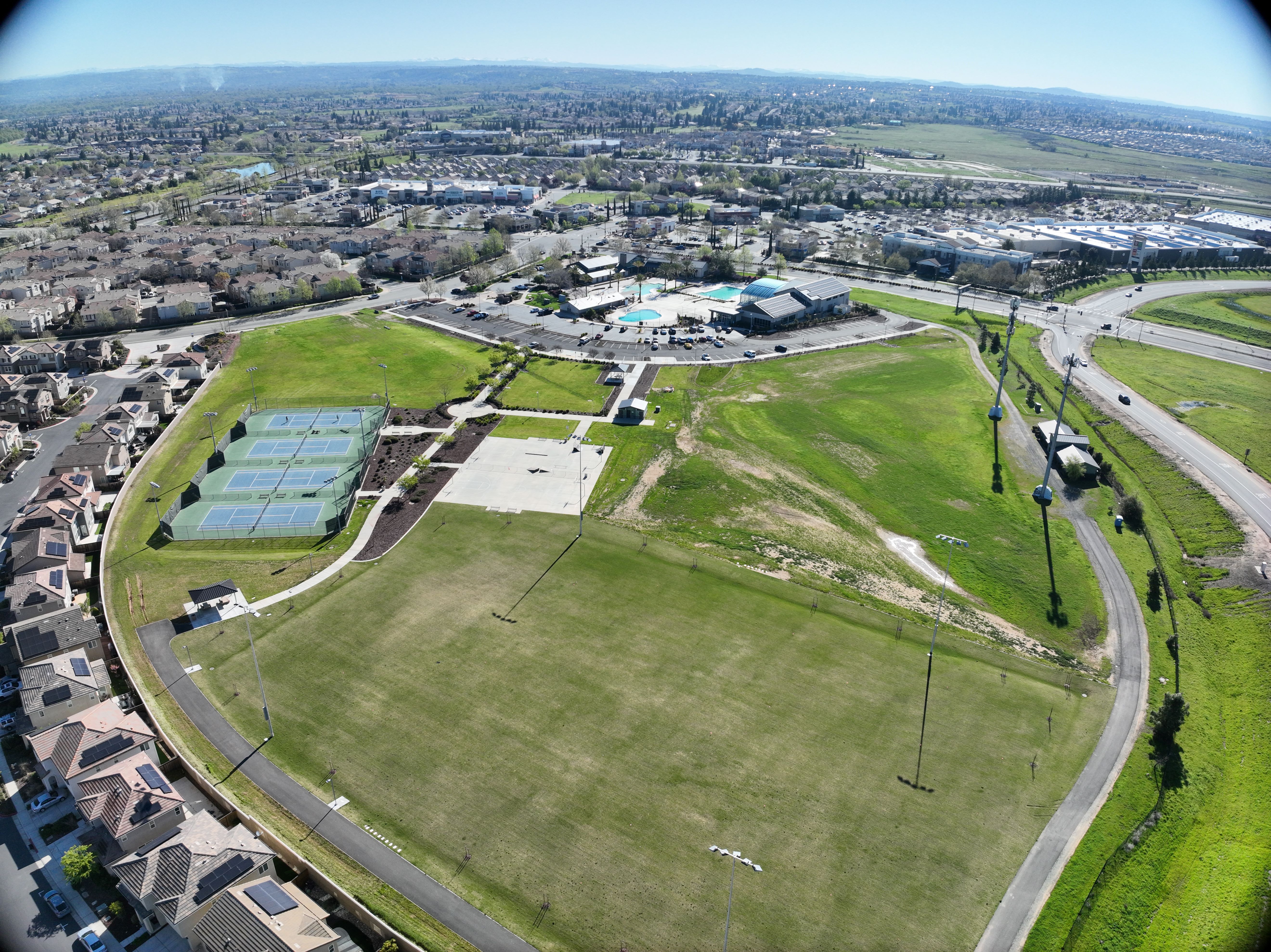 Jimenez Park Parking Lot Phase 3 - Completed Construction